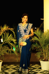 Kas Sujala Mix Satin Saree